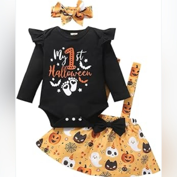 My First Halloween Infant Onesie/Skirt Outfit - Picture 6 of 6